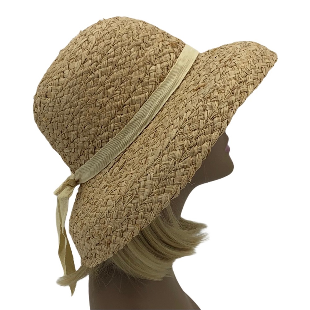 Lack of Color Bloom Raffia Hat Natural M 57cm